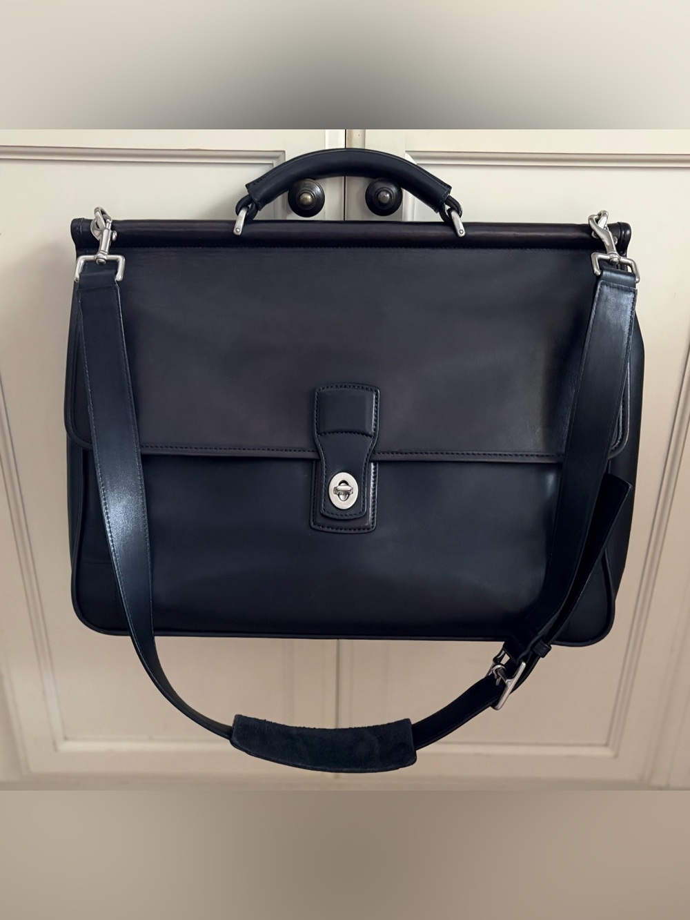 2005 Coach Barclay Dowel Top Briefcase (Style 6456) Immaculate Vintage Luxury
